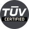 con certificado TÜV