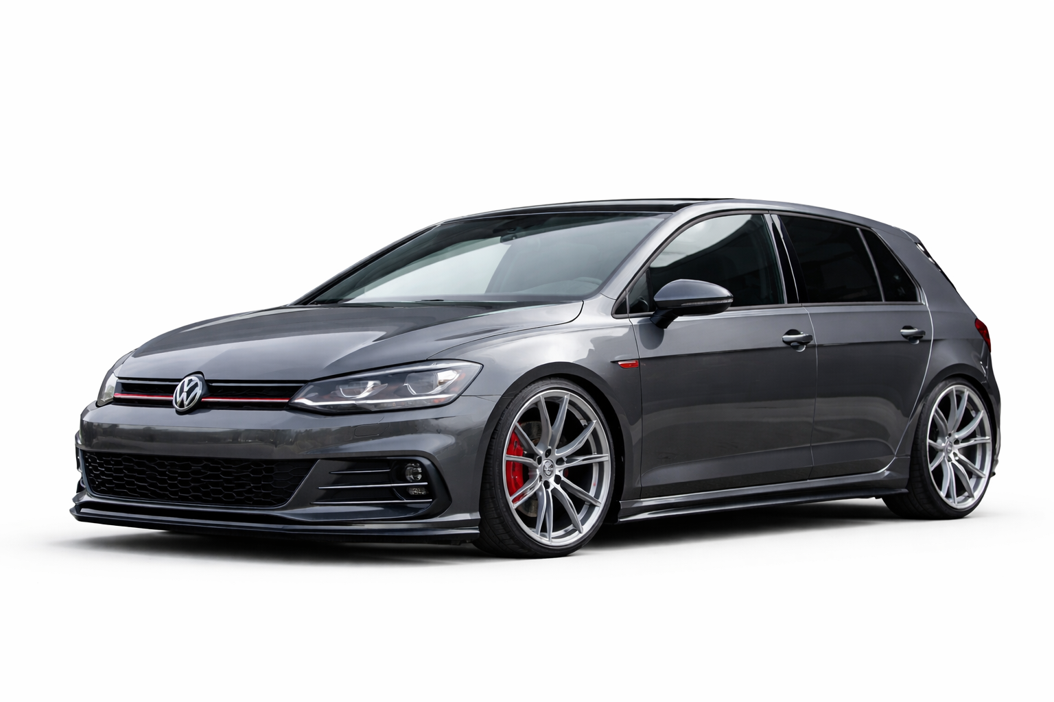 Golf GTI mit MTS Sportfedern