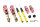 Suspensión roscada MTS Street Gold compatible con Ford FIESTA VII (HJ/HF) 1.5 TDCi Active 88 KW MTSGWFO23