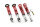 Suspensión roscada MTS Stance Inox compatible con BMW 5 (E60) 525 d 130 KW XMTSGWBM106-S
