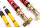 Suspensión roscada MTS Stance Gold compatible con BMW 3 Coupé (E36) 325 i 141 KW MTSGWBM116-S