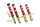 Suspensión roscada MTS Street Gold compatible con Audi CABRIOLET B3 (8G) 2.6 110 KW MTSGWAU30
