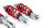 Suspensión roscada MTS Comfort Inox compatible con Audi 80 B4 sedán (8C) 2.8 quattro - 128 KW XMTSGWAU36-C