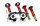 Suspensión roscada MTS Street Gold compatible con Audi 100 C3 sedán (44) 2.5 TDI - 88 KW MTSGWAU66