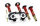 Suspensión roscada MTS Street Gold compatible con Audi 200 C3 Avant (44) 2.2 20V Turbo quattro - 162 KW MTSGWAU67