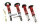 Suspensión roscada MTS Street Inox compatible con Audi 100 C3 sedán (44) 1.8 quattro - 65 KW XMTSGWAU65