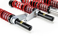 Suspensión roscada MTS Street Inox compatible con Audi 80 B2 sedán (81/85) 1.6 - 63 KW XMTSGWVW112