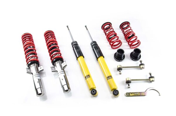Suspensión roscada MTS Street Inox compatible con BMW 3 Cabrio (E46) 323 Ci 120 KW XMTSGWBM03